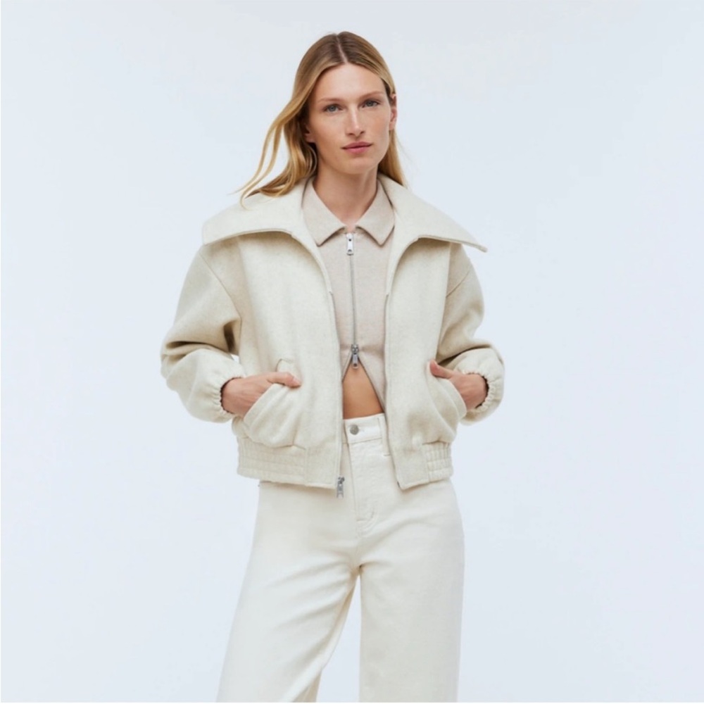 NWT Madewell Shawl Bomber Jacket
